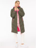 Zwillingsherz Steppmantel "Happy Vibes" in Khaki