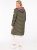 Zwillingsherz Steppmantel "Happy Vibes" in Khaki