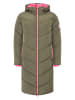 Zwillingsherz Steppmantel "Happy Vibes" in Khaki