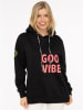 Zwillingsherz Bluza "Good Vibes 2.0" w kolorze czarnym