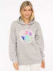 Zwillingsherz Bluza "Happiness and Love" w kolorze szarym