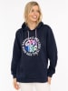 Zwillingsherz Bluza "Happiness and Love" w kolorze granatowym