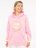 Zwillingsherz Hoodie "Good Vibes Only" in Rosa