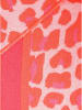 Zwillingsherz Dreieckstuch in Orange/ Pink - (L)200 x (B)100 cm