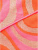 Zwillingsherz Dreieckstuch "Happy Waves" in Rosa/ Orange/ Beige - (L)200 x (B)130 cm