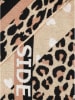 Zwillingsherz Driehoekige sjaal beige - (L)200 x (B)100 cm