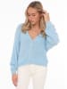 Zwillingsherz Cardigan in Hellblau