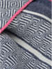 Zwillingsherz Driehoekige sjaal donkerblauw - (L)200 x (B)100 cm