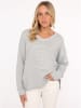 Zwillingsherz Sweatshirt grijs