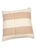 David Fussenegger Kissenhülle "Nova - Blockkaro" in Creme/ Beige
