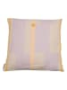 David Fussenegger Kussenhoes "Lino - Blokstrepen" beige/paars