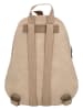 Beagles Rucksack "Friends" in Beige/ Grün - (B)21 x (H)26 x (T)8 cm