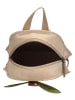 Beagles Rucksack "Friends" in Beige/ Grün - (B)21 x (H)26 x (T)8 cm