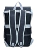 Beagles Rucksack "Kobe" in Hellblau/ Dunkelblau - (B)26 x (H)41,5 x (T)13 cm