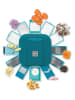 Genius 12-delige snijset "Nicer Dicer Chef Professional" petrol