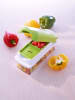 Genius 7tlg. Set: Zerkleinerer "Nicer Dicer smart" in Grün