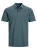 Jack & Jones Koszulki polo (2 szt.) "Jjebasic" w kolorze brązowo-niebieskim