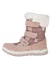 Primigi Skórzane kozaki zimowe "Frozen" w kolorze jasnoróżowym