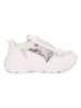 Twinset Sneakers in Weiß/ Silber