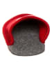 kitz-pichler Wollen pantoffels "Hubi-EPA CH" rood