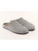 kitz-pichler Wolvilten pantoffels "Alpine Light Natur" grijs