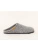 kitz-pichler Wolvilten pantoffels "Alpine Light Natur" grijs