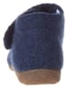 kitz-pichler Wolvilten pantoffels "Alpine Racer RU" donkerblauw