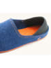 kitz-pichler Wolvilten pantoffels blauw