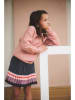 NONO Rok "Nulan" donkerblauw/beige/lichtbruin