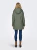 ONLY Płaszcz przeciwdeszczowy "ONLSALLY" w kolorze zielonym