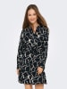 ONLY Kleid in Schwarz/ Weiß