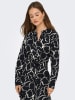 ONLY Kleid in Schwarz/ Weiß
