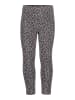 Blue Seven Legginsy w kolorze antracytowym ze wzorem