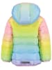 Blue Seven Steppjacke in Hellblau/ Gelb/ Rosa