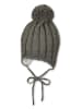 Sterntaler Bommelstrickmütze in Khaki
