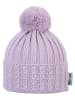 Sterntaler Muts met pompon paars