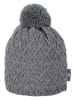 Sterntaler Bommelstrickmütze in Grau