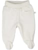 Kanz Fleece broek mit Fuß wit