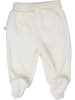Kanz Fleece broek mit Fuß wit