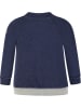 Kanz Sweatvest donkerblauw/rood/wit