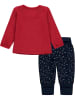 Kanz 2tlg. Outfit in Rot/ Schwarz
