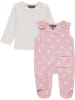 Kanz 2tlg. Outfit  in Rosa/ Weiß