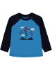 Kanz Longsleeve in Blau/ Schwarz