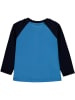 Kanz Longsleeve in Blau/ Schwarz