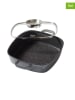 Stoneline 2tlg. Set: Servierpfanne in Grau - (L)24 x (B)24 cm