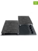 Stoneline 2er-Set: Herdabdeckplatten in Schwarz - (L)52 x (B)30 cm