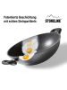 Stoneline 2tlg. Set: Wok in Grau - Ø 28 cm