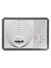 Stoneline Silikon-Backmatte in Grau - (L)29,5 x (B)42 cm