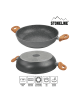 Stoneline 2tlg. Set: Servierpfanne in Grau - Ø 28 cm