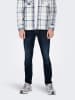 ONLY & SONS Spijkerbroek "Loom" - slim fit - donkerblauw